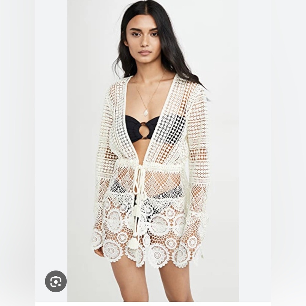 Ramy Brook Julius Crochet Coverup Size Small